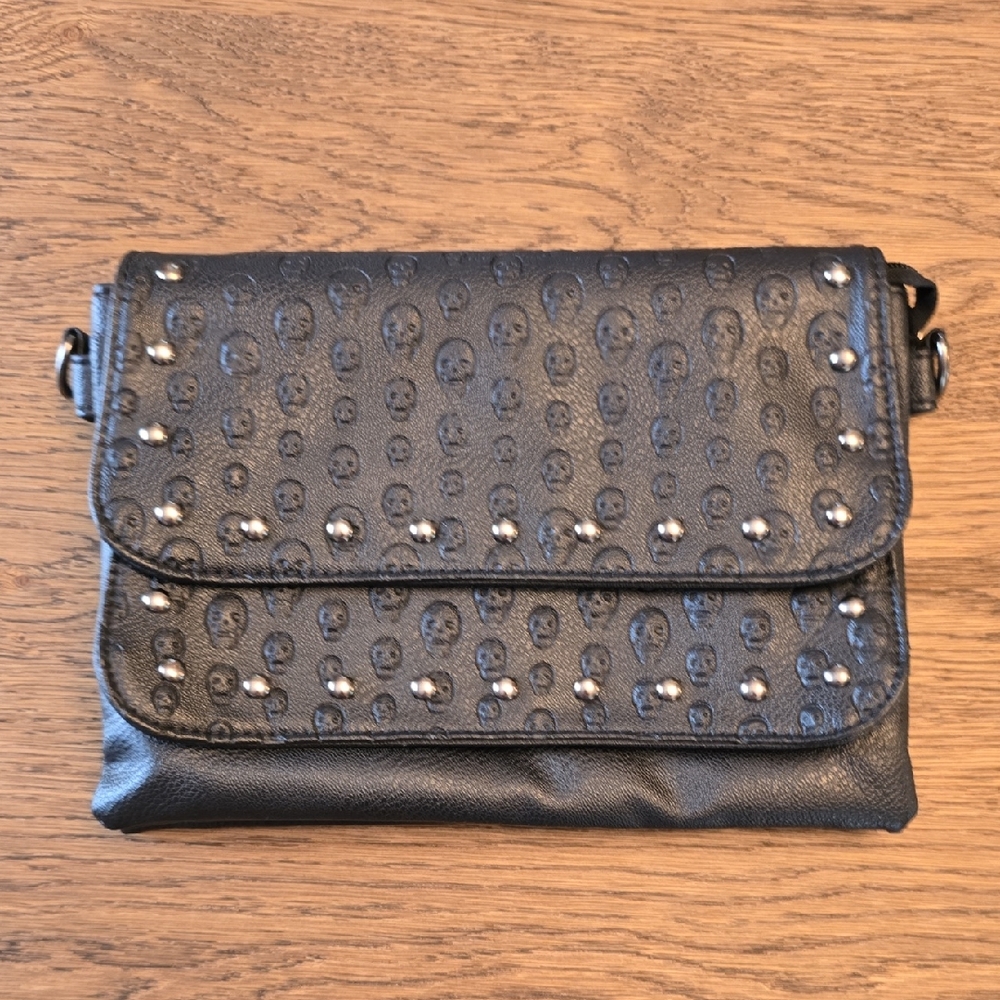 Black Studded Women's Bag
